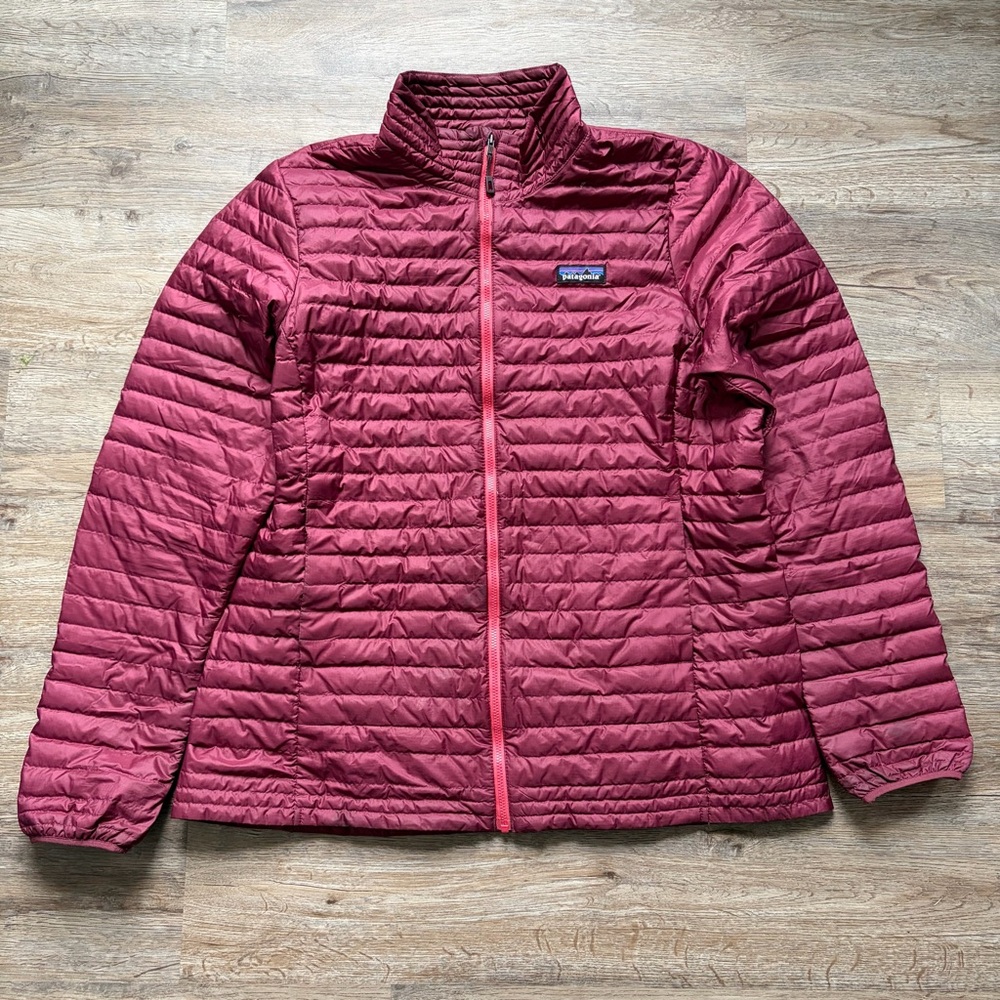 Patagonia Women's Puffer Jacket - Burgundy XL